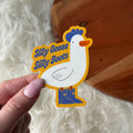 Silly Goose Cowboy Sticker