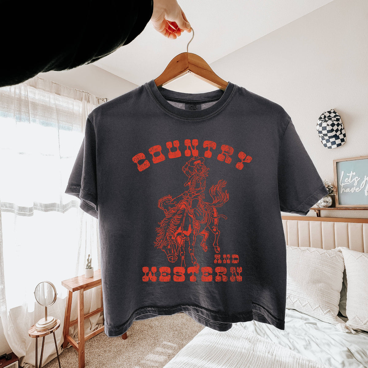 Country + Western Crop Tee
