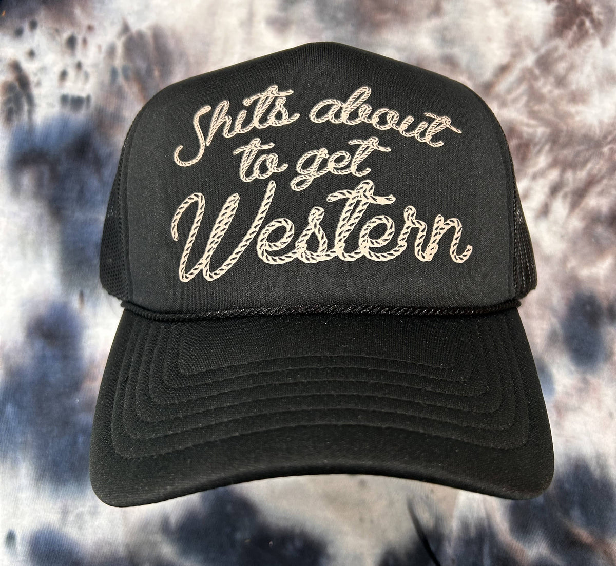 Shit's About to Get Western Trucker Hat