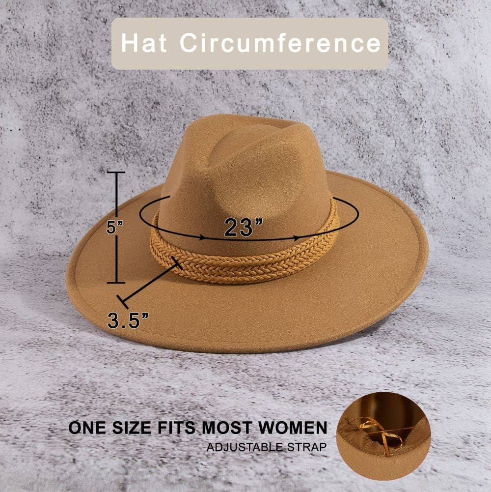 Braided Band Fedora