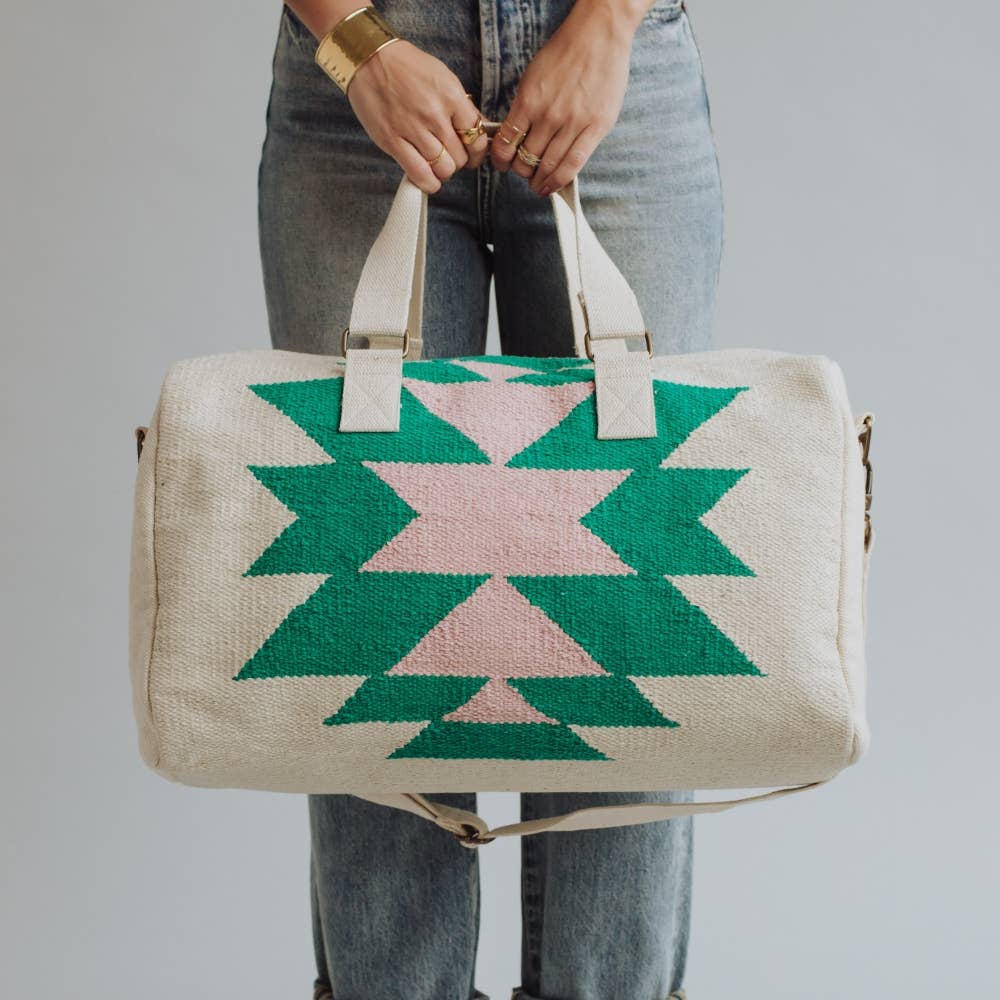 Geometric Western Weekend Duffel