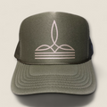 Golden Boot Lace Trucker Hat