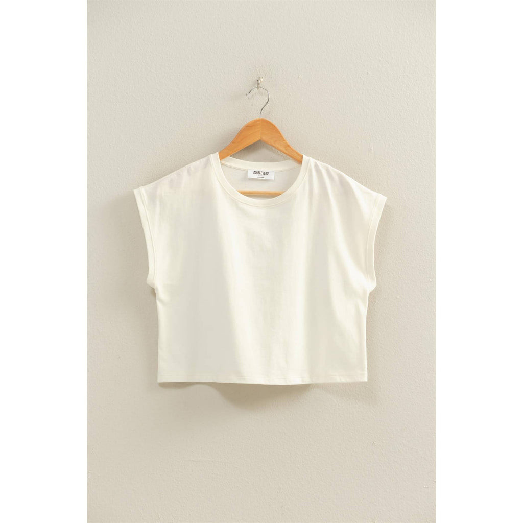 Classic Crew-Neck Sleeveless Top