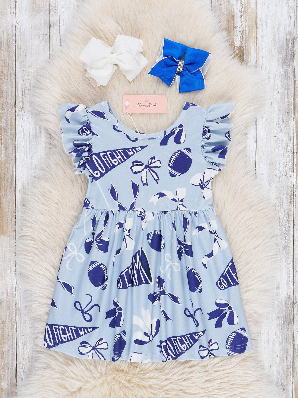 Go Team Flutter Swing Dress