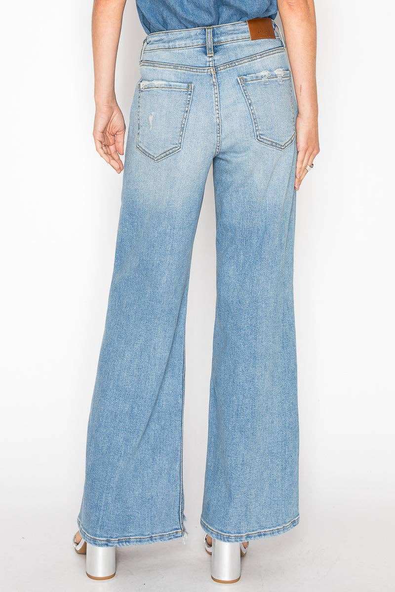 High-Rise Relaxed Flare Jeans