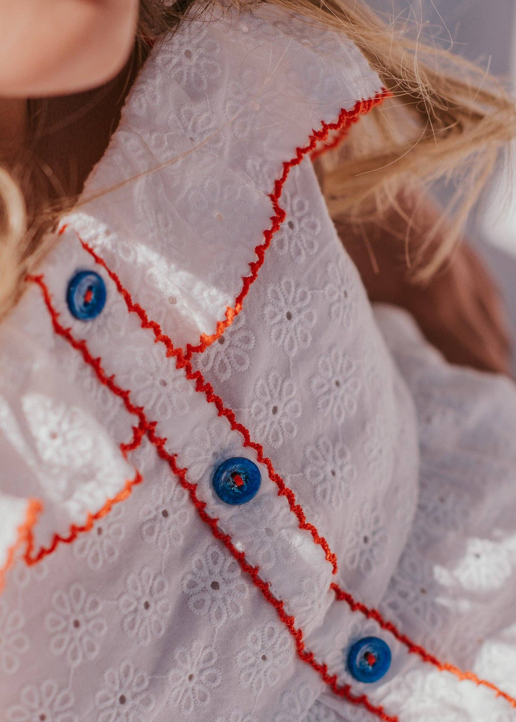 Bubbles Eyelet Top