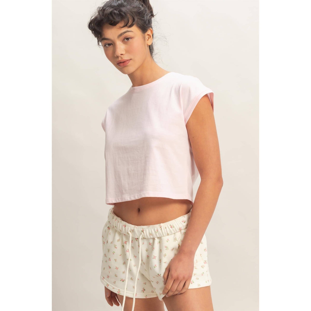 Classic Crew-Neck Sleeveless Top