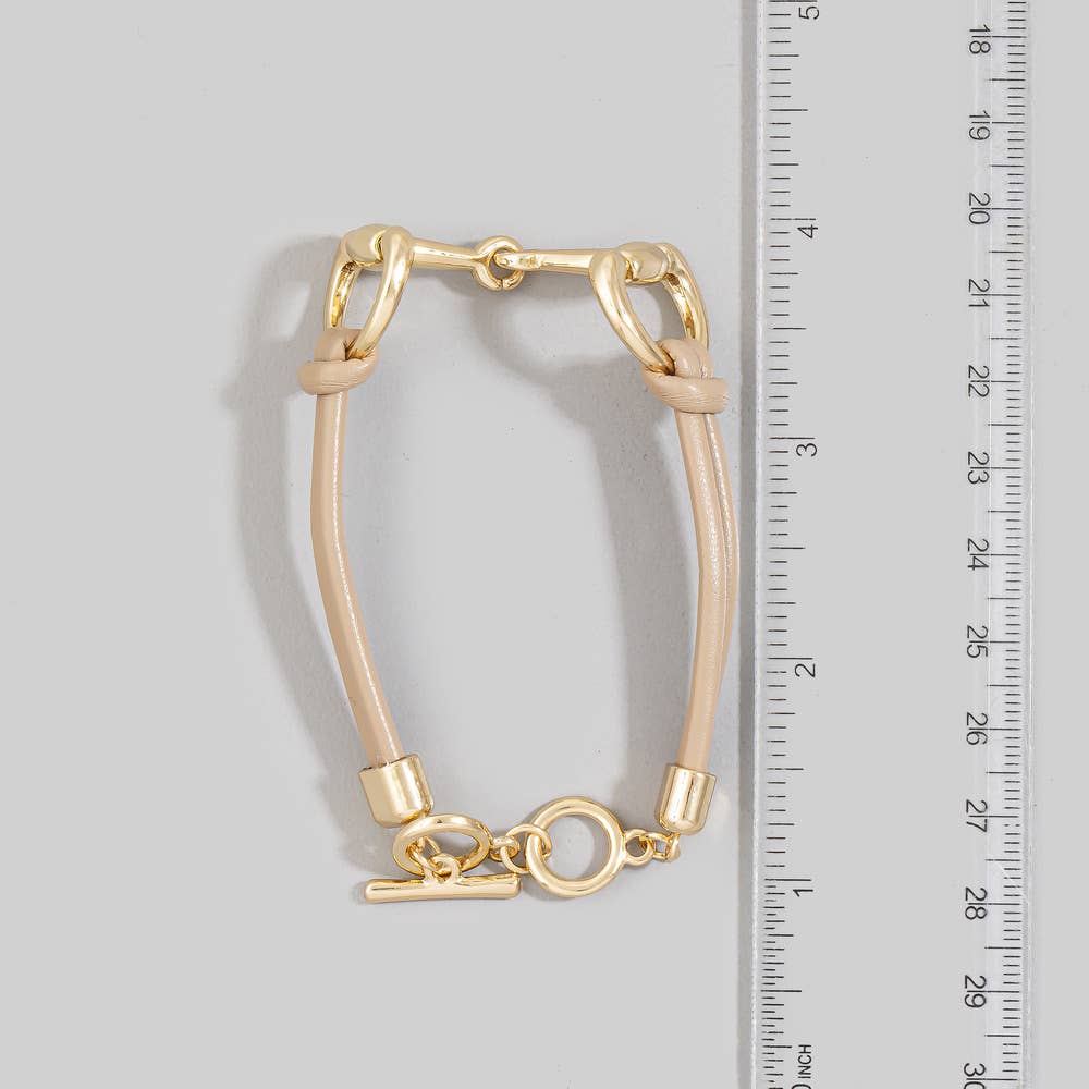 Horsebit Cord Bracelet