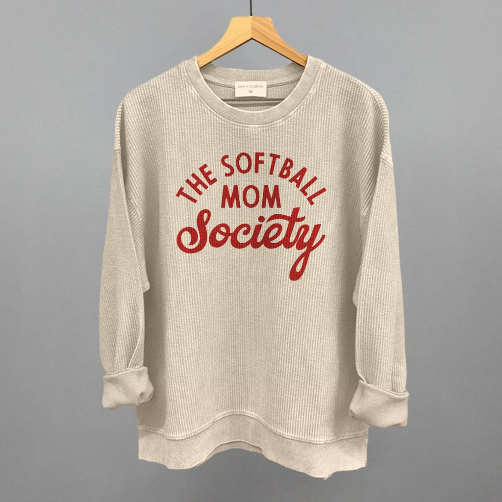 Softball Mom Society Oversized Terry Poncho