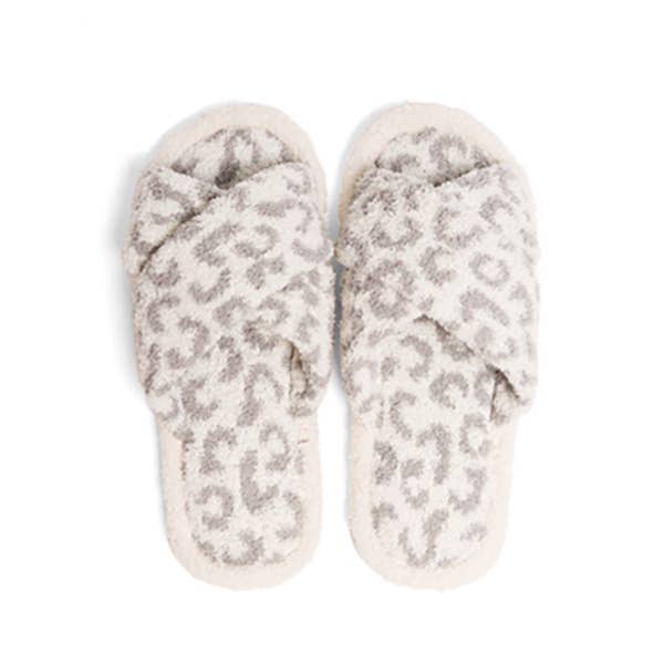 Leopard Crisscross Slippers
