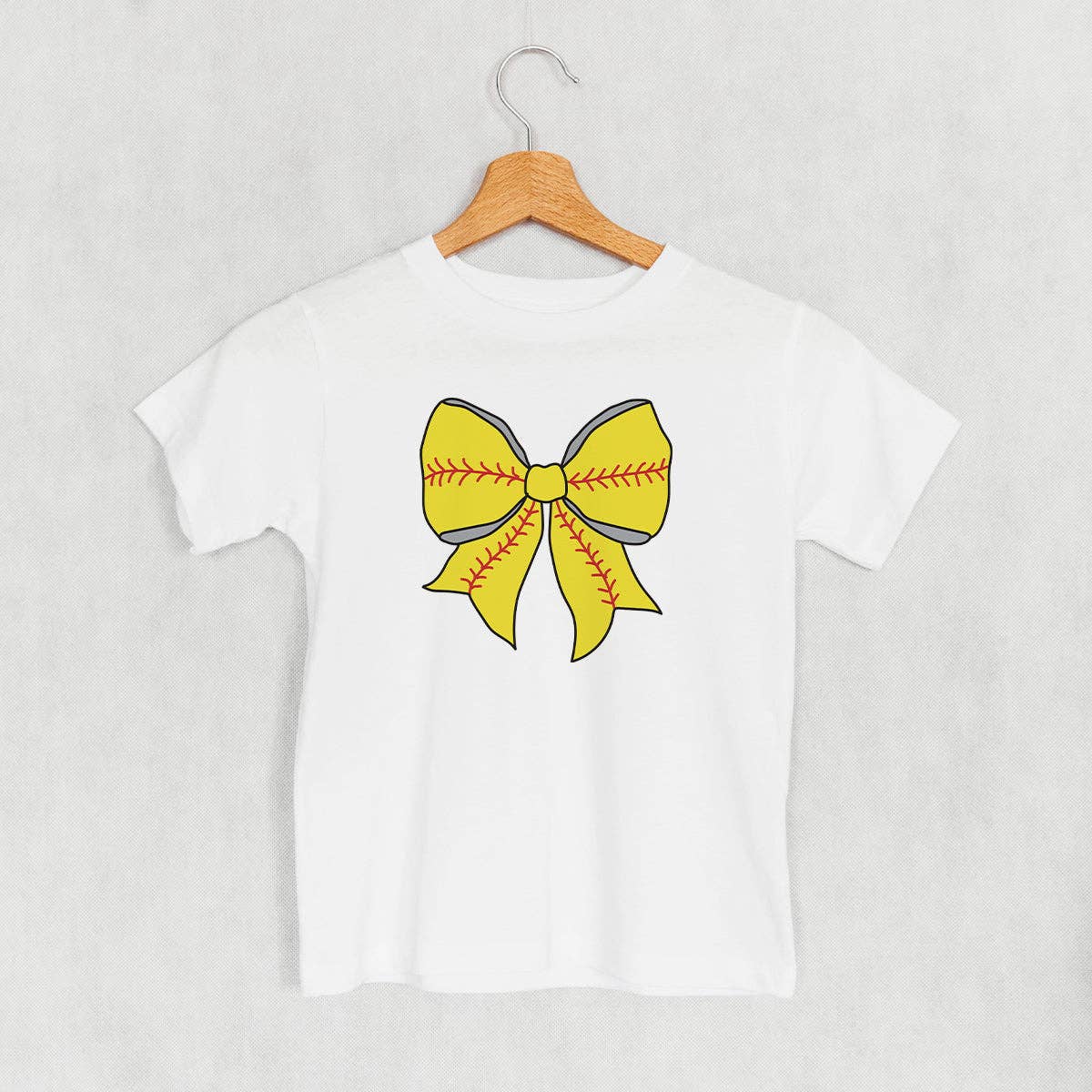 Kids Softball Bow Top