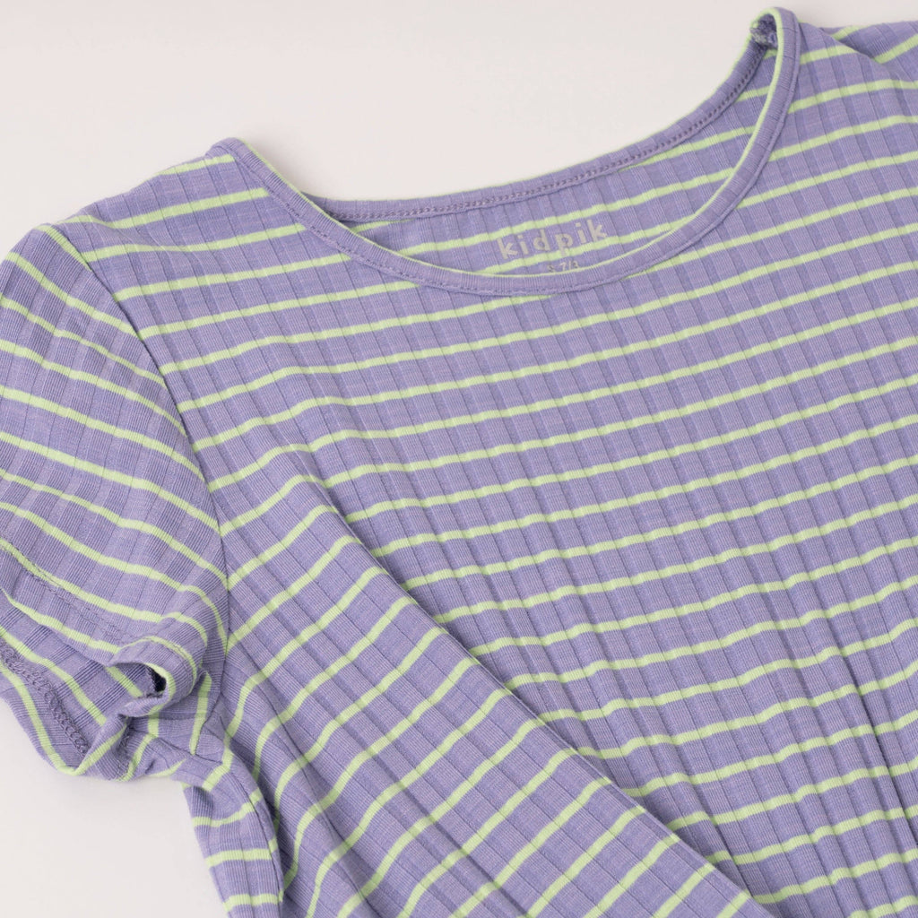 Tie Front Stripe Dress