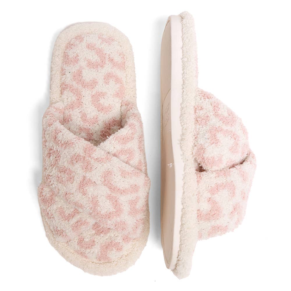 Leopard Crisscross Slippers