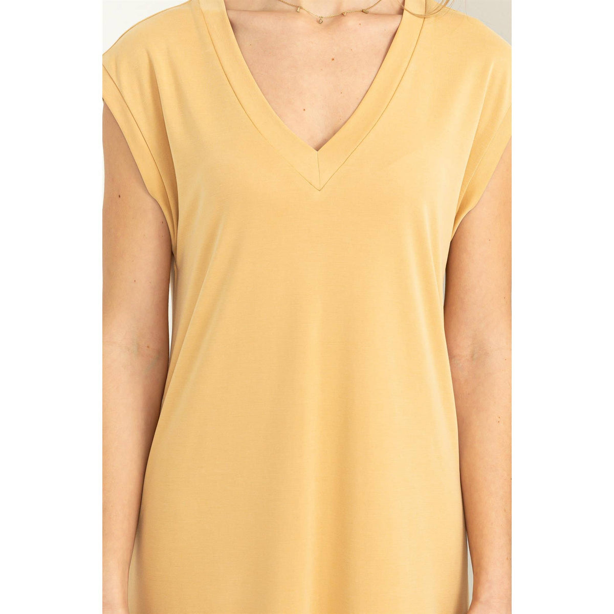 V-Neck Dolman Maxi Dress