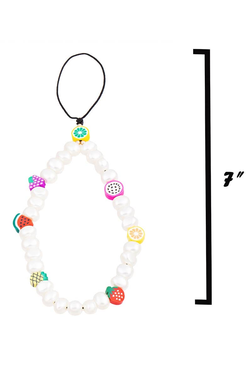 Fruit Beaded Phone Strap