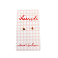 Watermelon Screw-Back Earrings