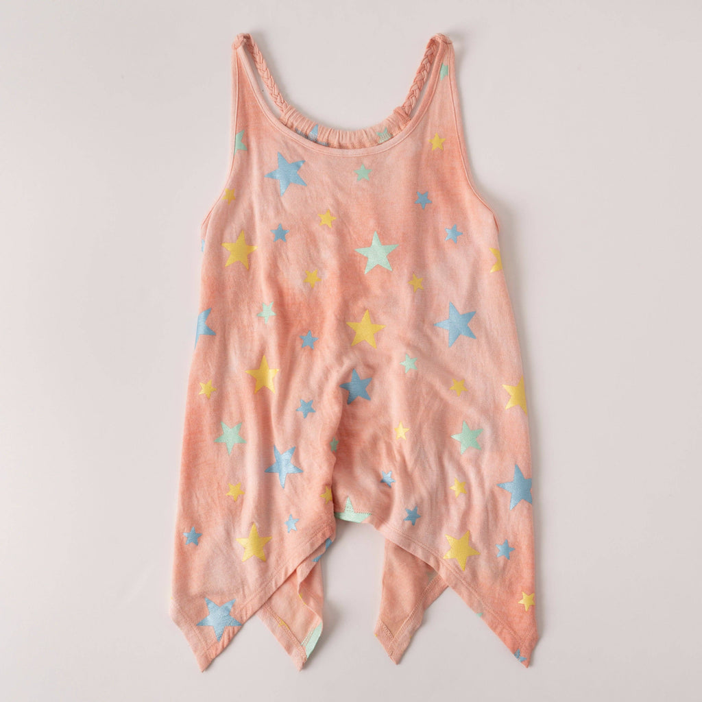 Girls Star Braided Tank
