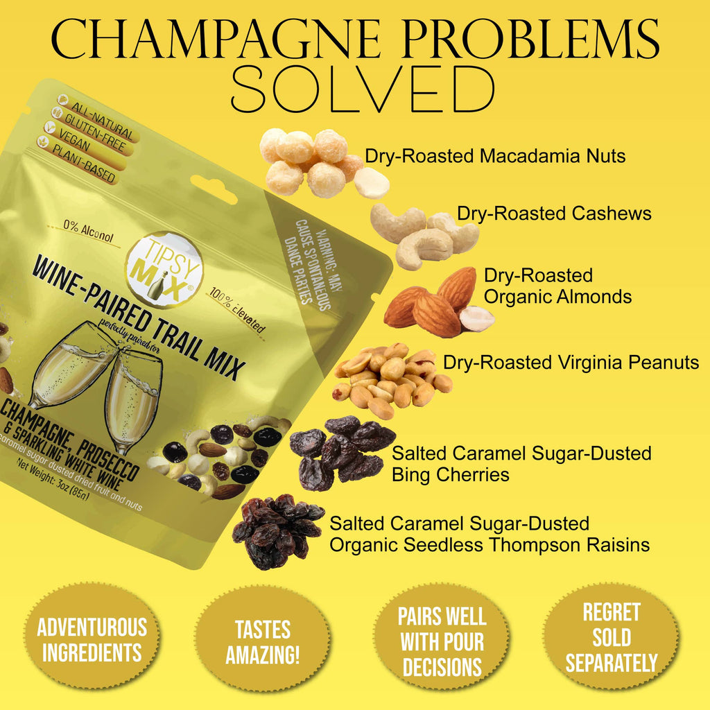 Champagne + Sparkling Wine Trail Mix