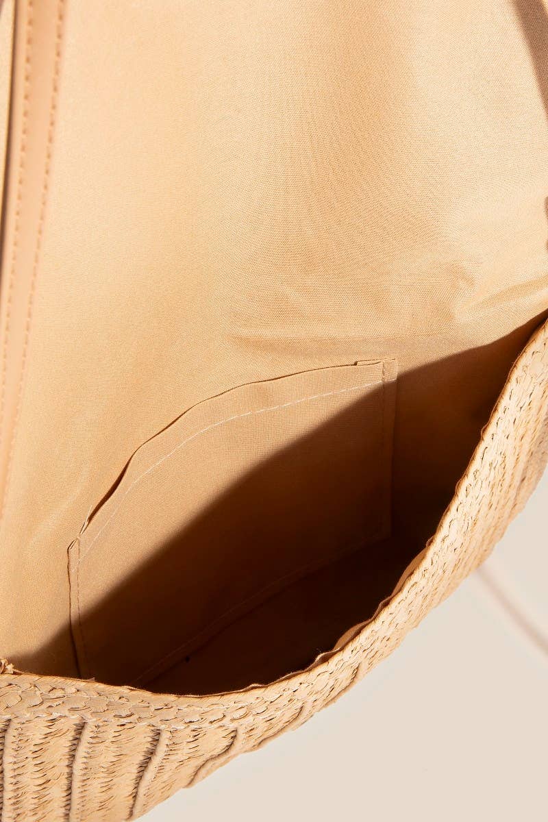 Woven Envelope Clutch