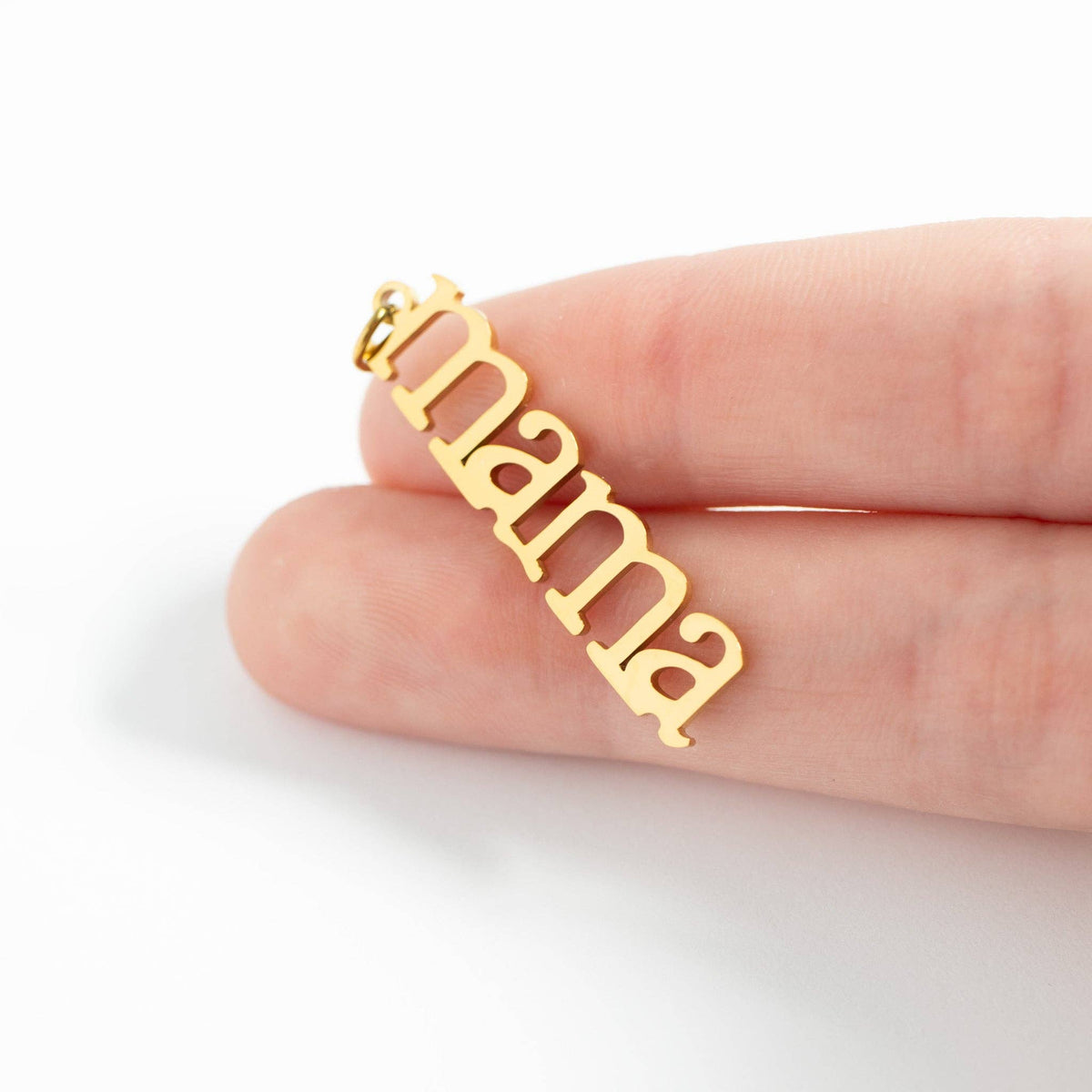 18K Gold PVD Mama Charm