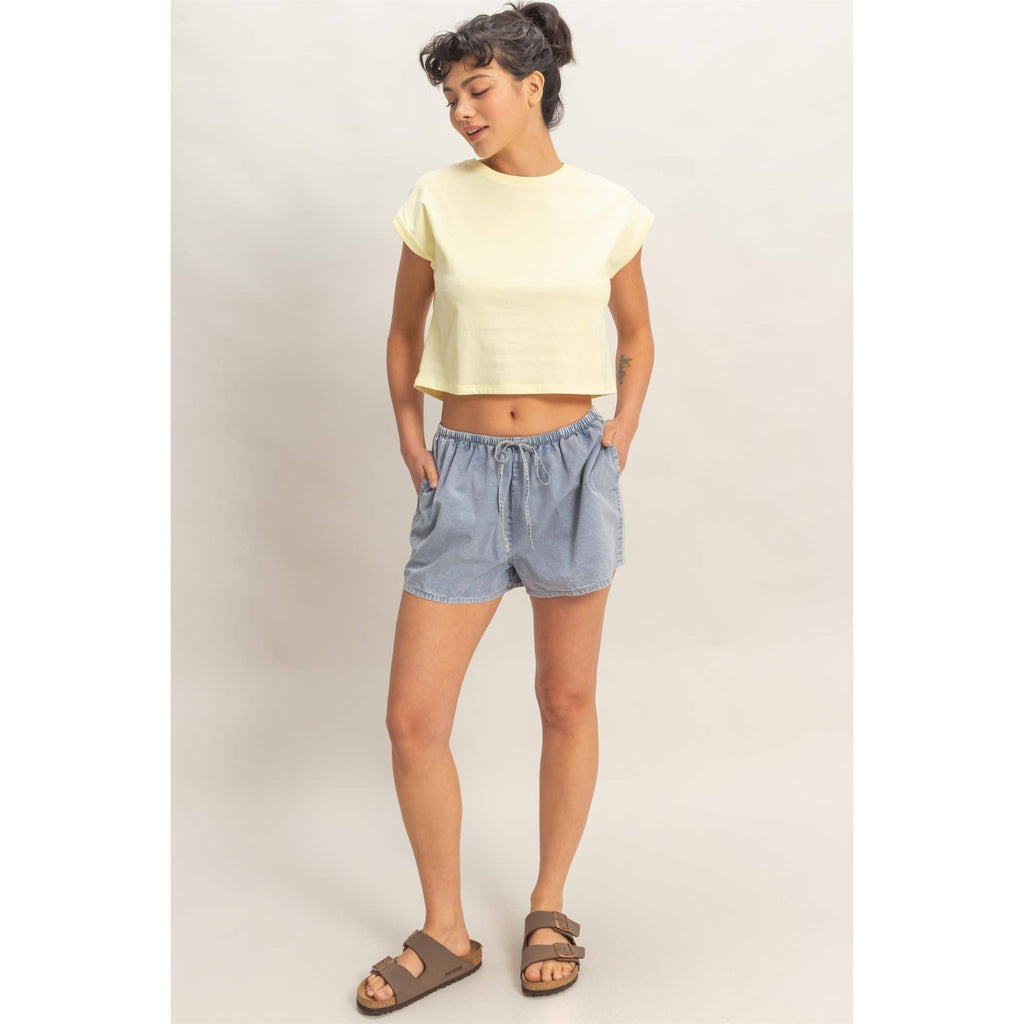 Classic Crew-Neck Sleeveless Top