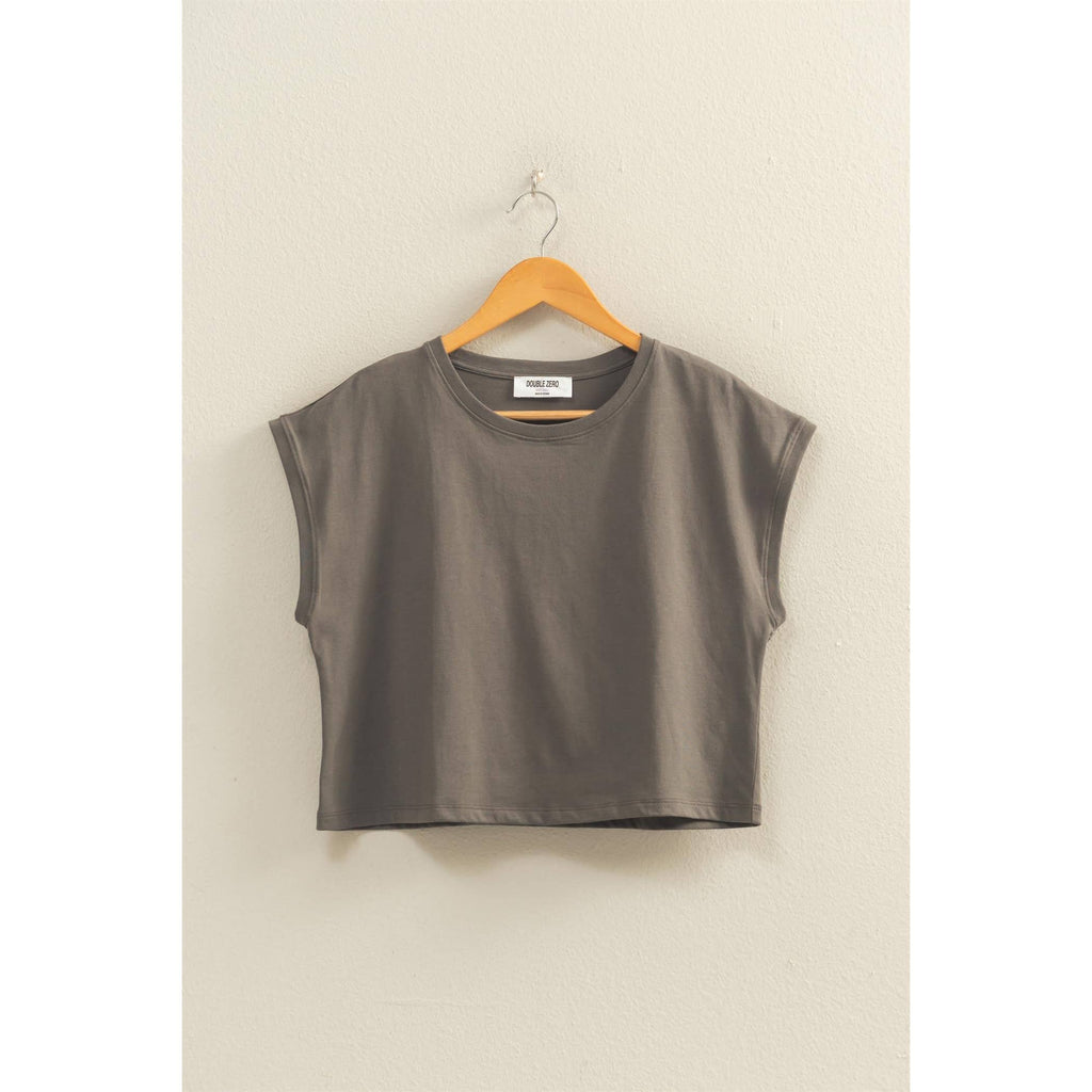Classic Crew-Neck Sleeveless Top