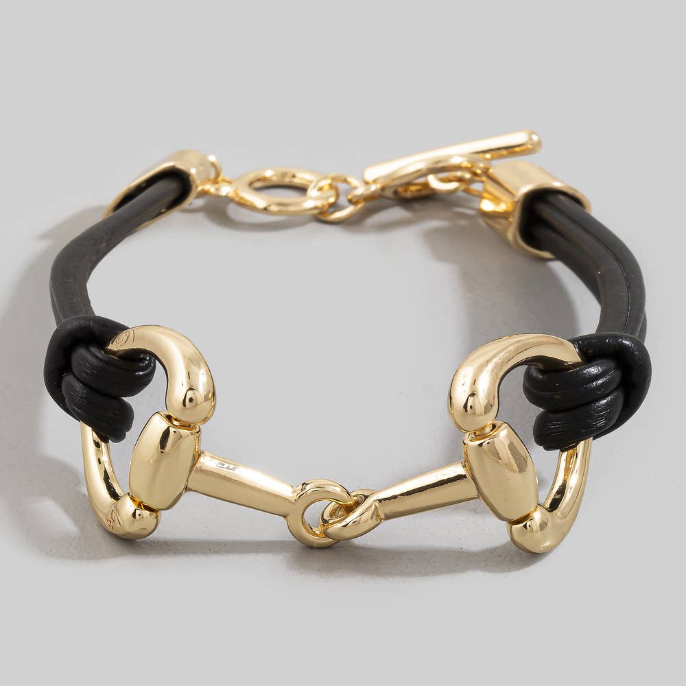 Horsebit Cord Bracelet