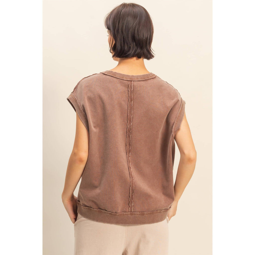 V-Neck Sleeveless Vest