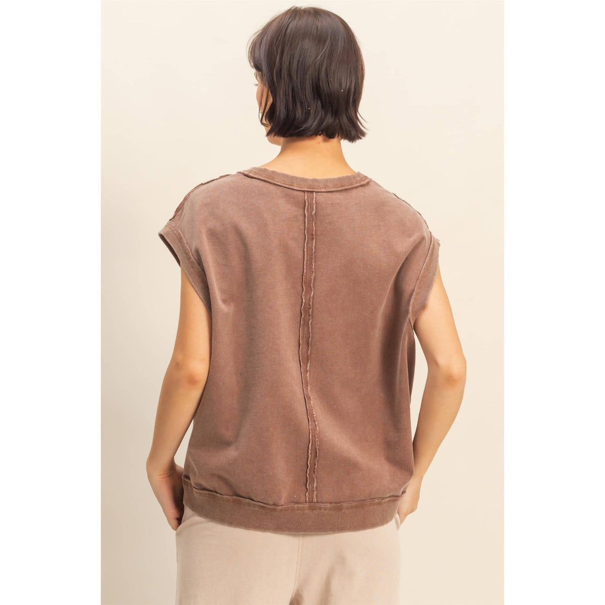 V-Neck Sleeveless Vest
