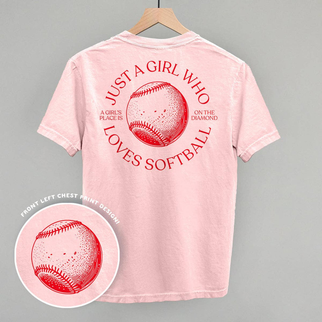 Just a Girl Who Loves Softball Tee