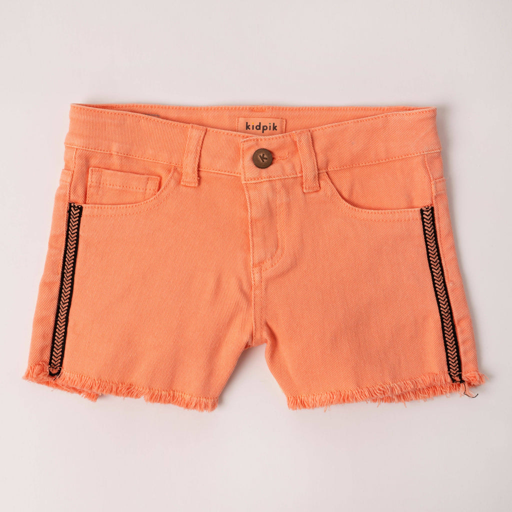 Girls Overdyed Denim Shorts