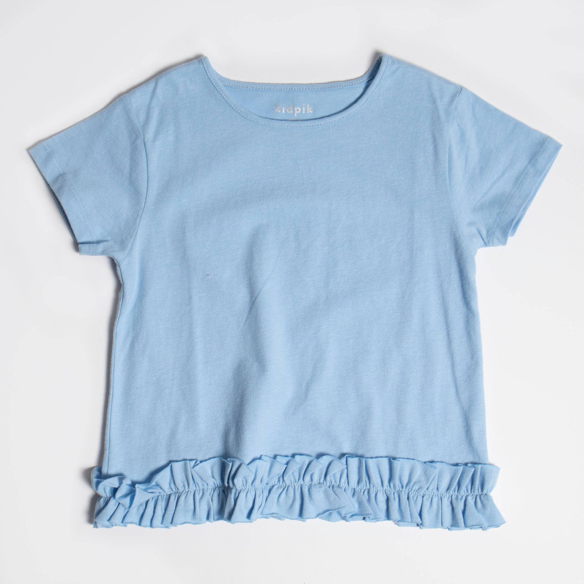 Girls Ruffle-Edge Tee