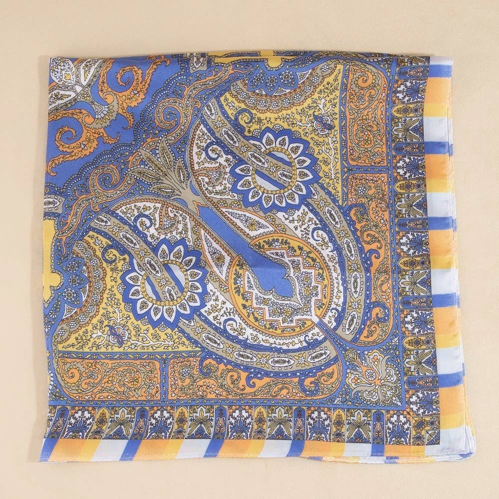 Paisley Medallion Bandana Scarf