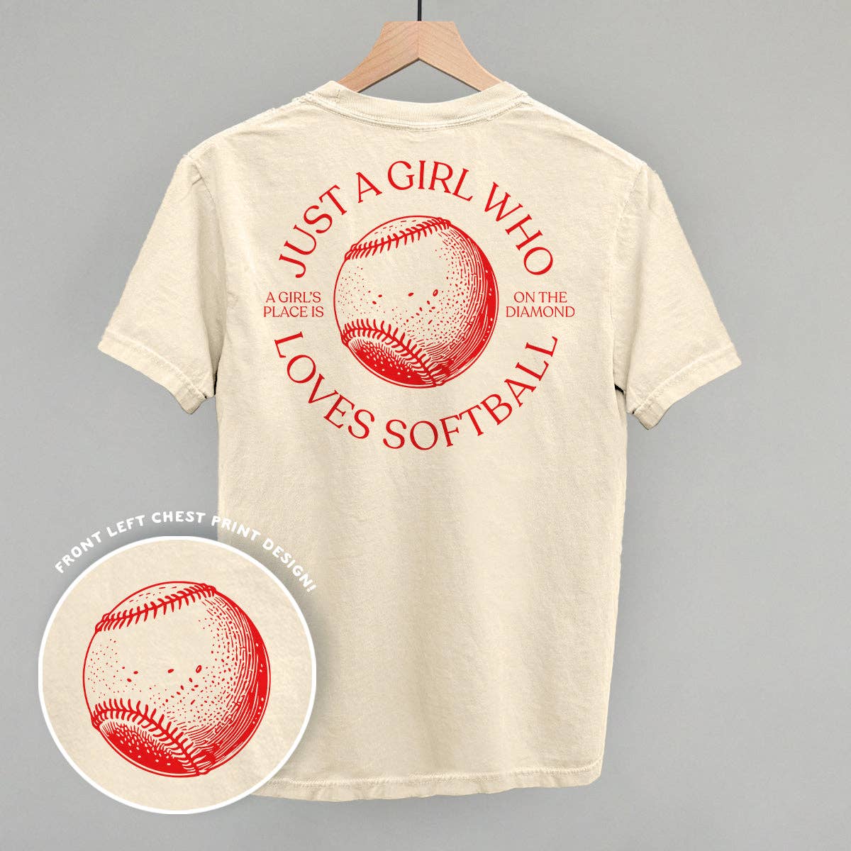 Just a Girl Who Loves Softball Tee