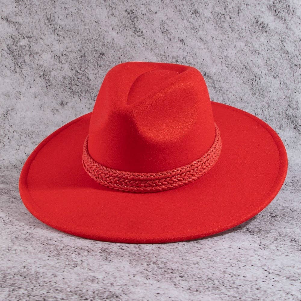 Braided Band Fedora