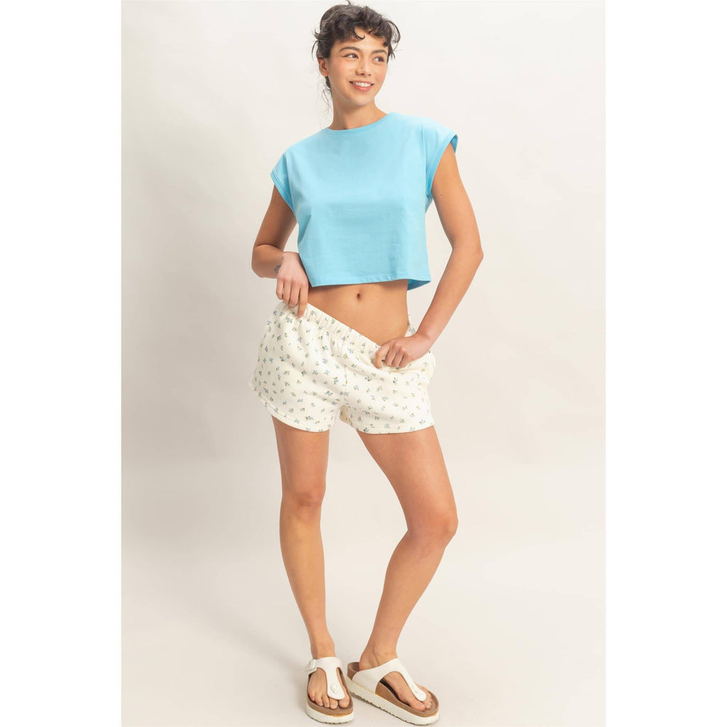 Classic Crew-Neck Sleeveless Top