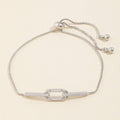 Interlocked Pavé Bolo Bracelet