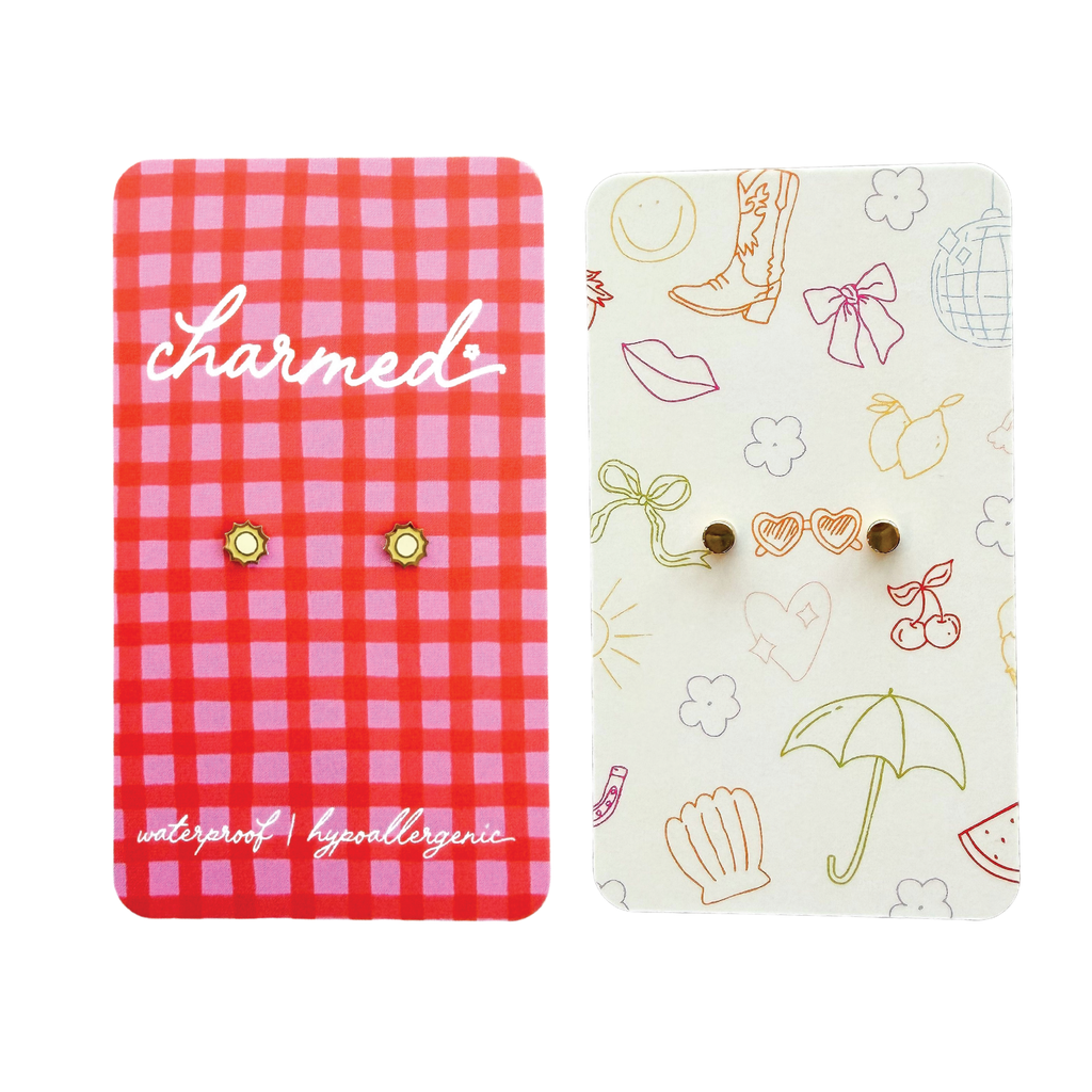 Sunshine Screw-Back Earrings
