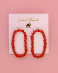 Miriah Red Crystal Earrings
