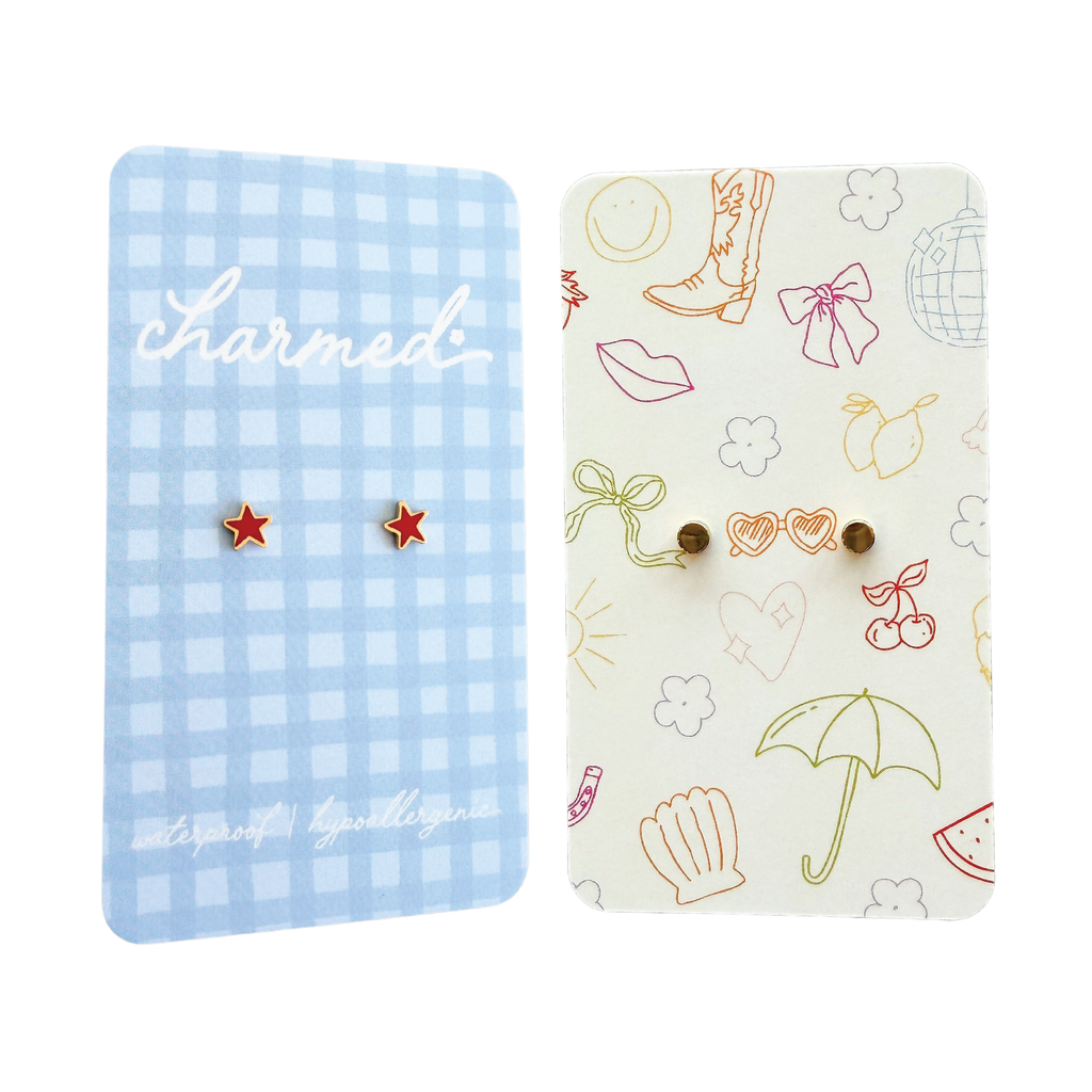 Red Star | Hypoallergenic & Screw-back