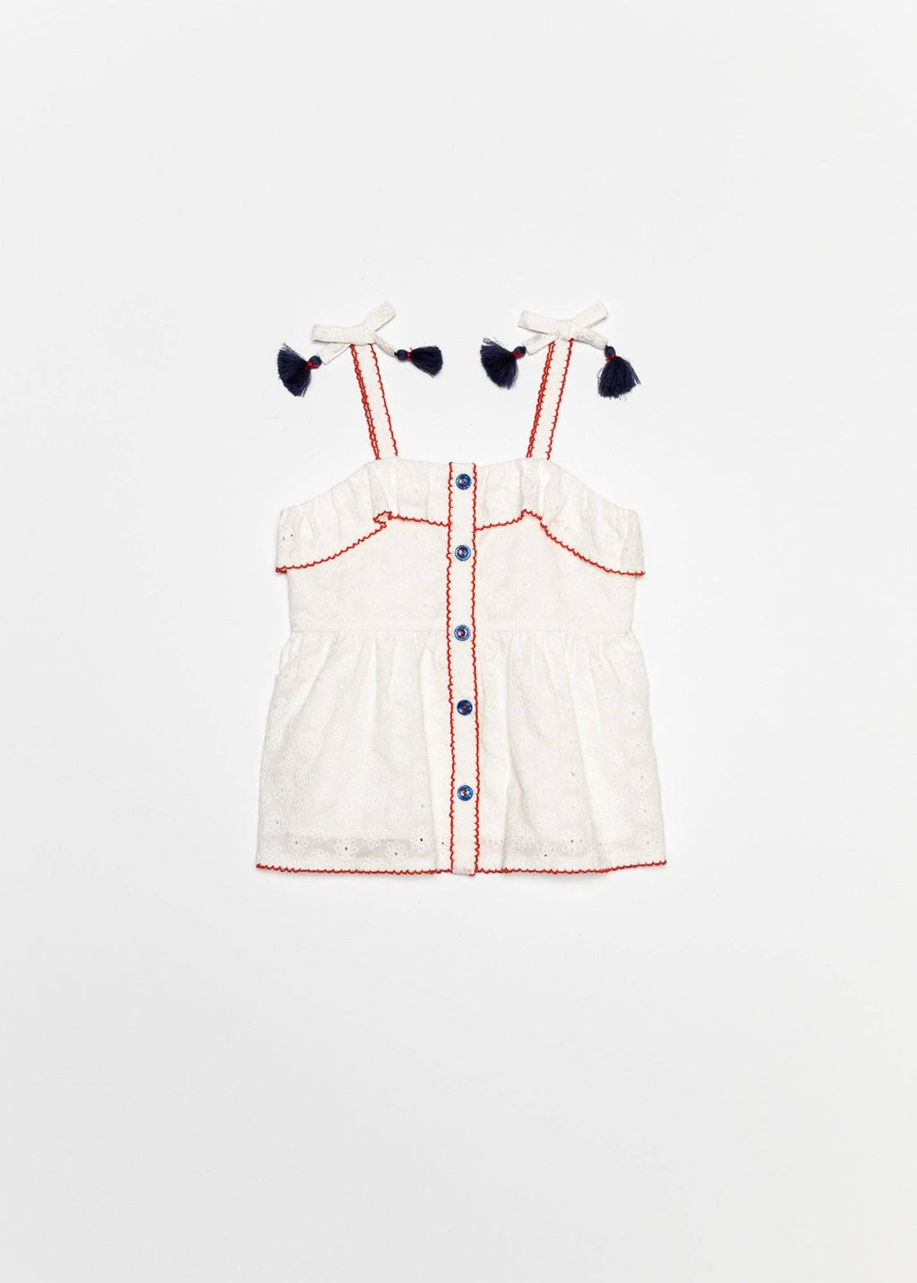 Bubbles Eyelet Top