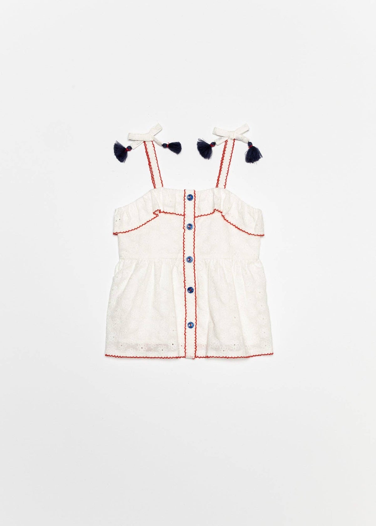 Bubbles Eyelet Top