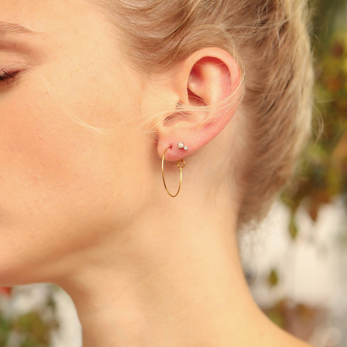 Classic Wire Hoop Earrings