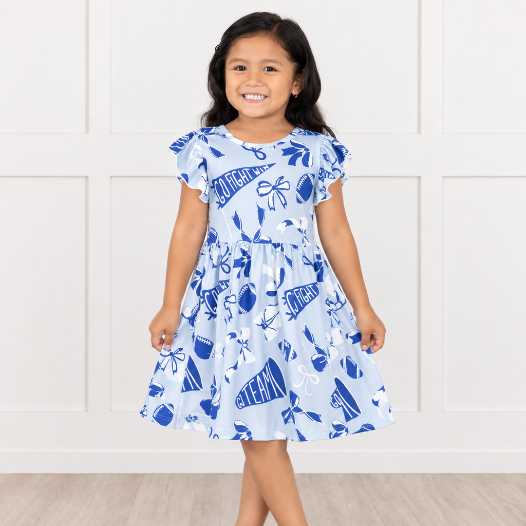 Go Team Flutter Swing Dress