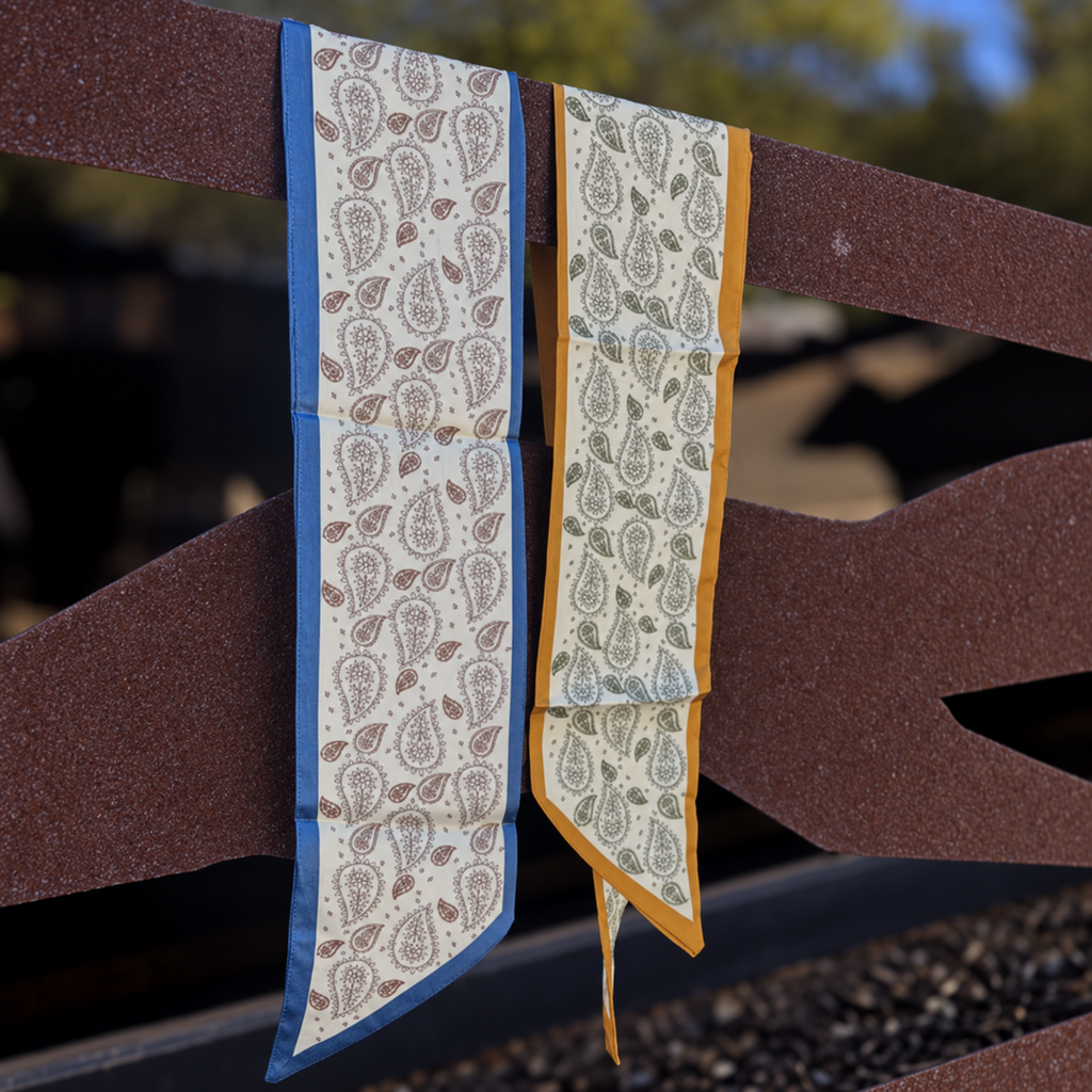 Pony Up Paisley Twilly Scarves