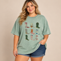 Pearl Boot Print T-shirt