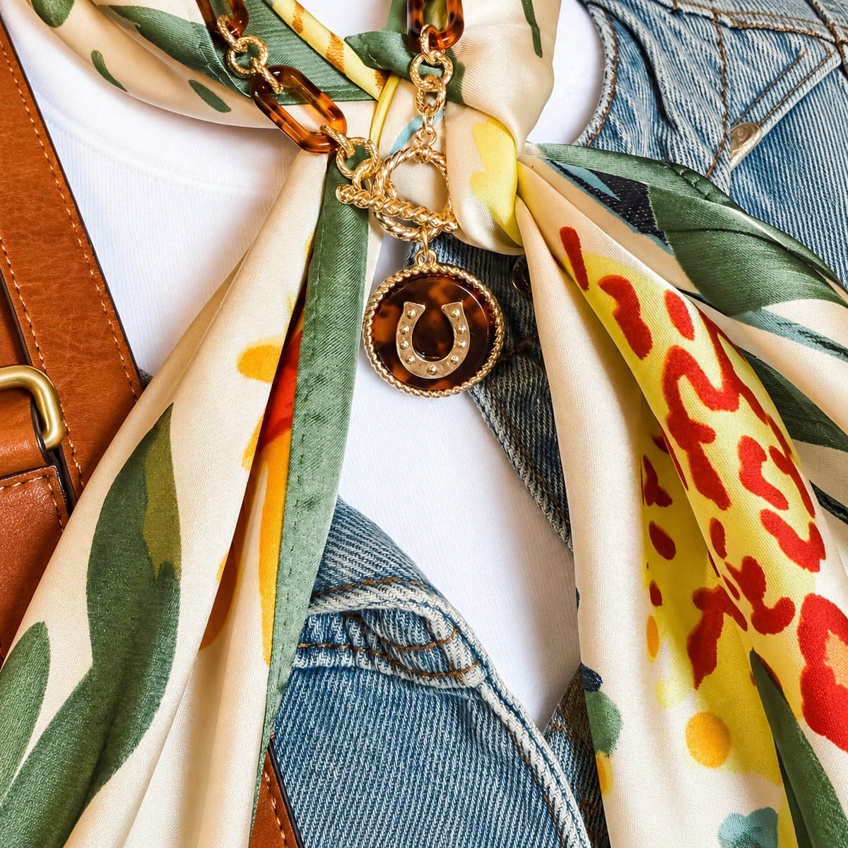 Katherine Horseshoe Toggle Necklace