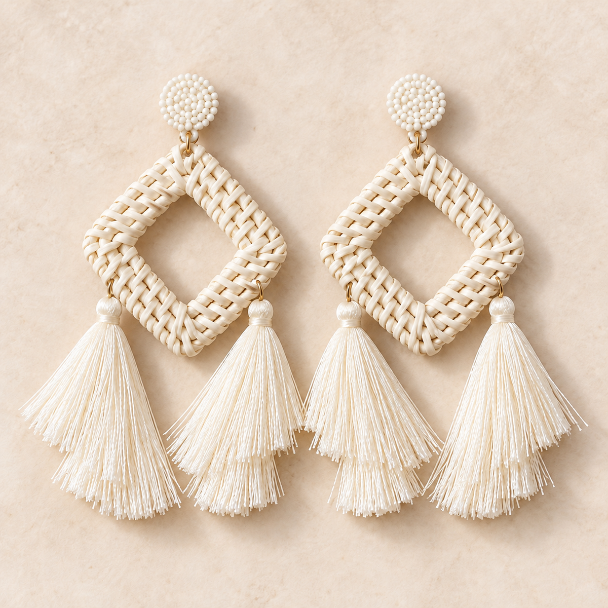 Prairie Tassel Woven Earrings