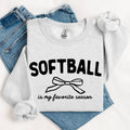 Softball Is My Favorite Season Sweatshirt