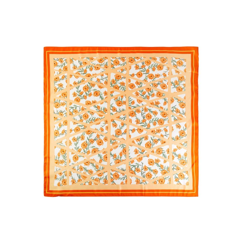 Ditsy Floral Square Scarf